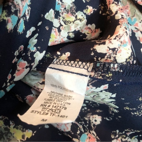 Veronica M. Off the Shoulder Floral Blouse Top, Bell Sleeve - Picture 7 of 7